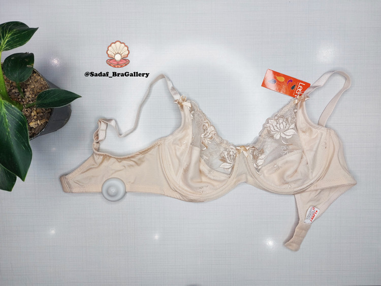 سوتین زنانه تور گلدوزی لین LEEN کد 560 کاپ B/C/D