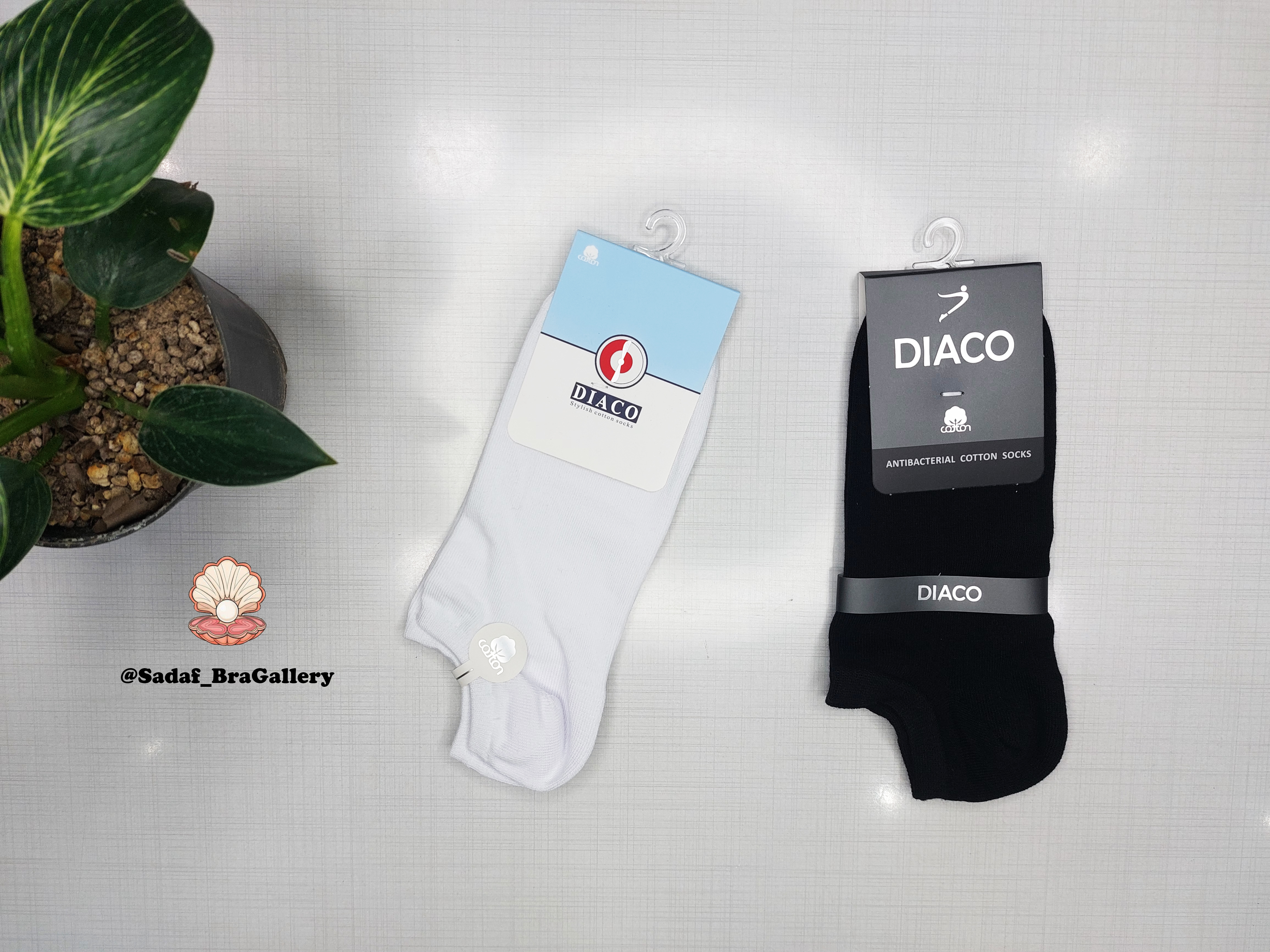 جوراب مردانه مچی زیر قوزک(کالج) نخ پنبه نانو دیاکو Diaco